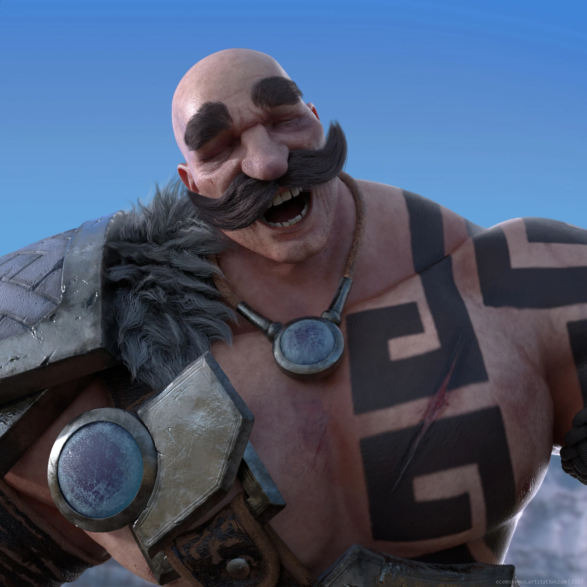 The Protectors of Braum — Final render — detail