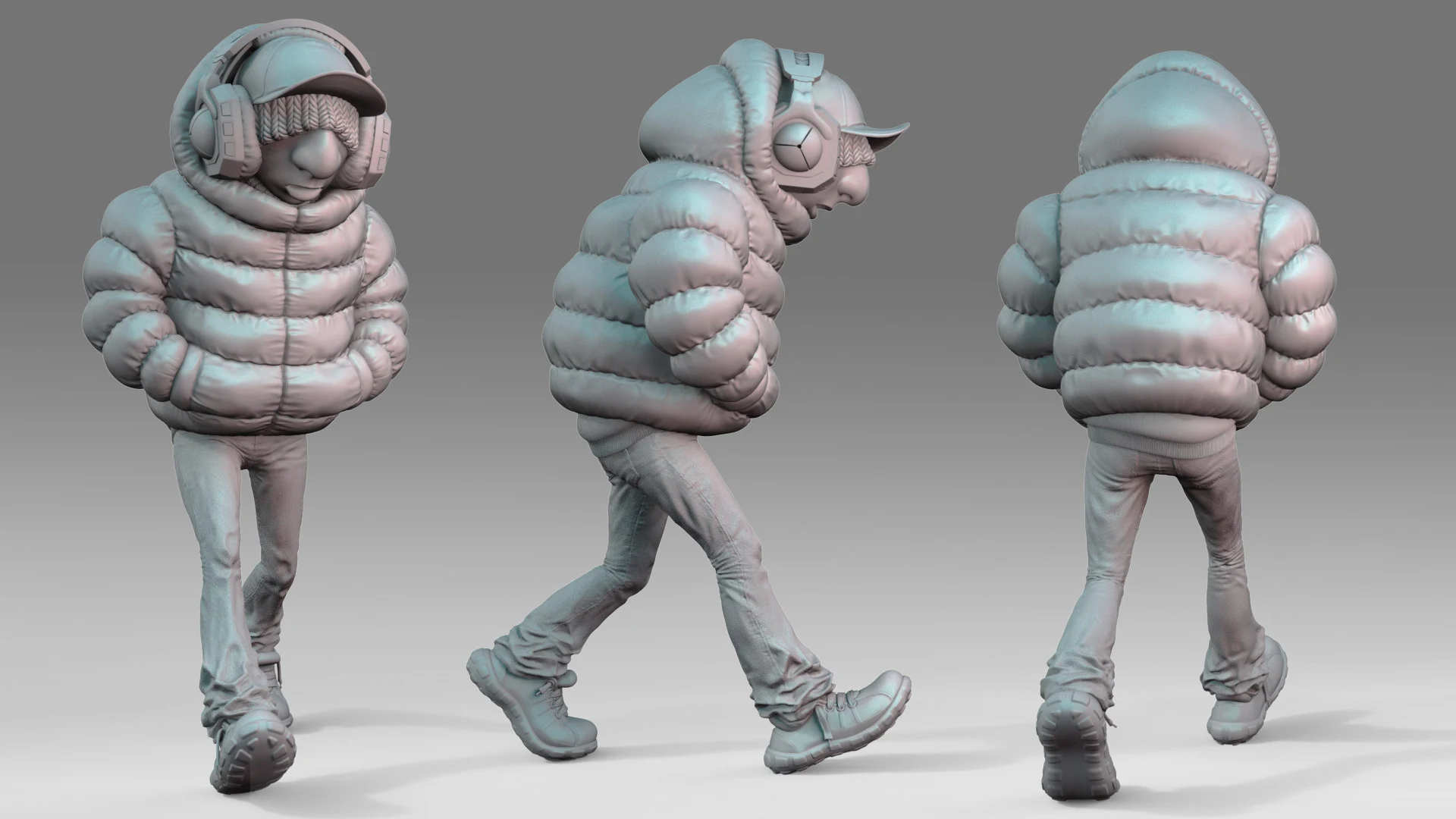 Walking — Final artwork — second view